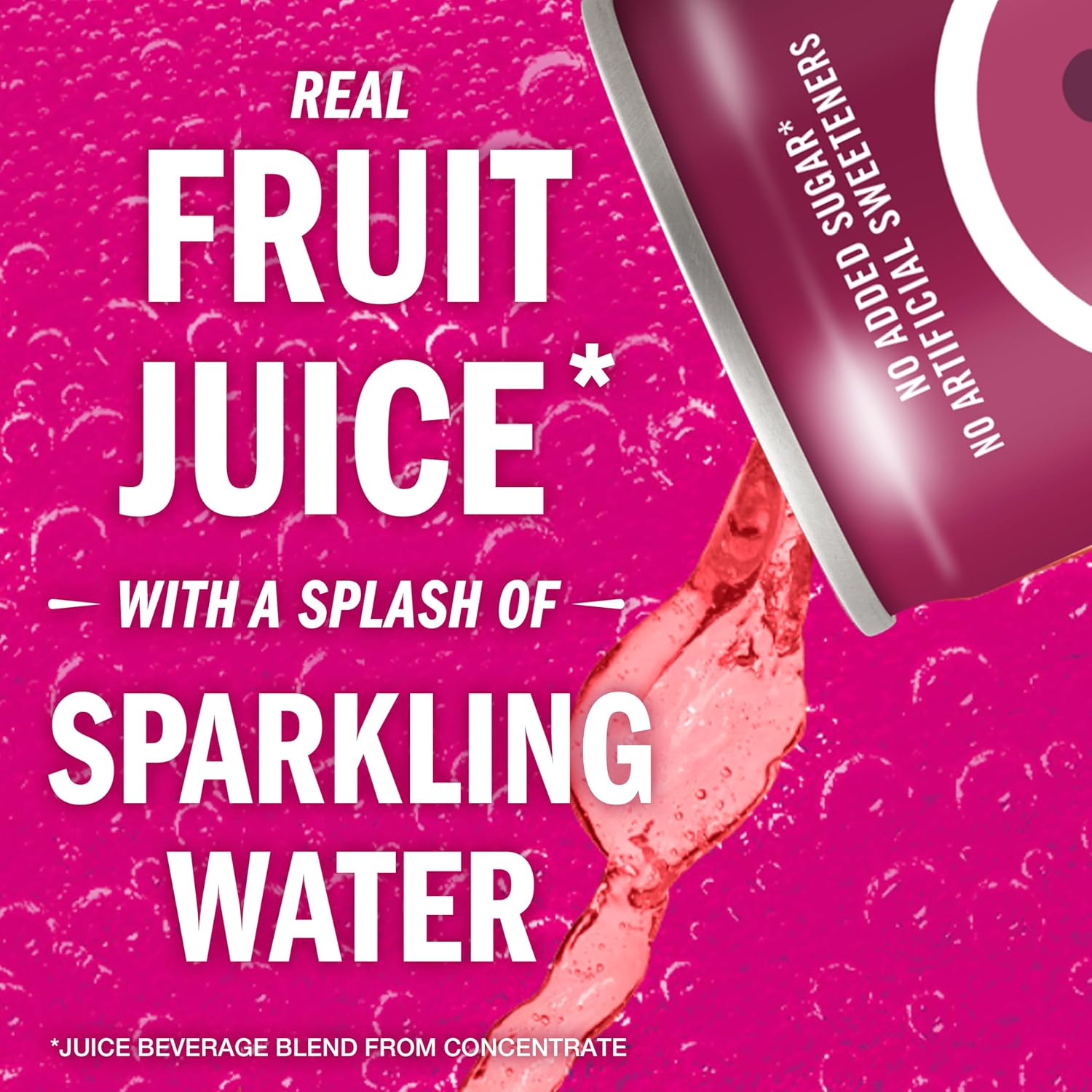 IZZE Sparkling Water Juice Beverage Blend, Pineapple, No Sugar Added, 8.4 FL OZ, 24 Cans
