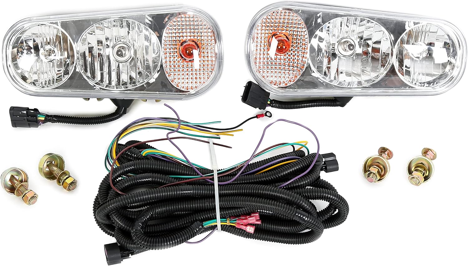 Universal Halogen Snow Plow Lights Kit for Boss Western Meyer