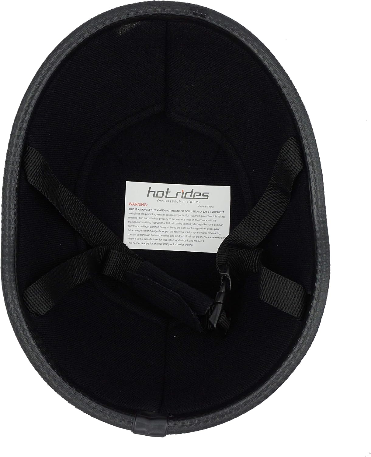 Classic ATV UTV Scooter Beanie Scull Cap Novelty (Non DOT) OSFM Flat Black
