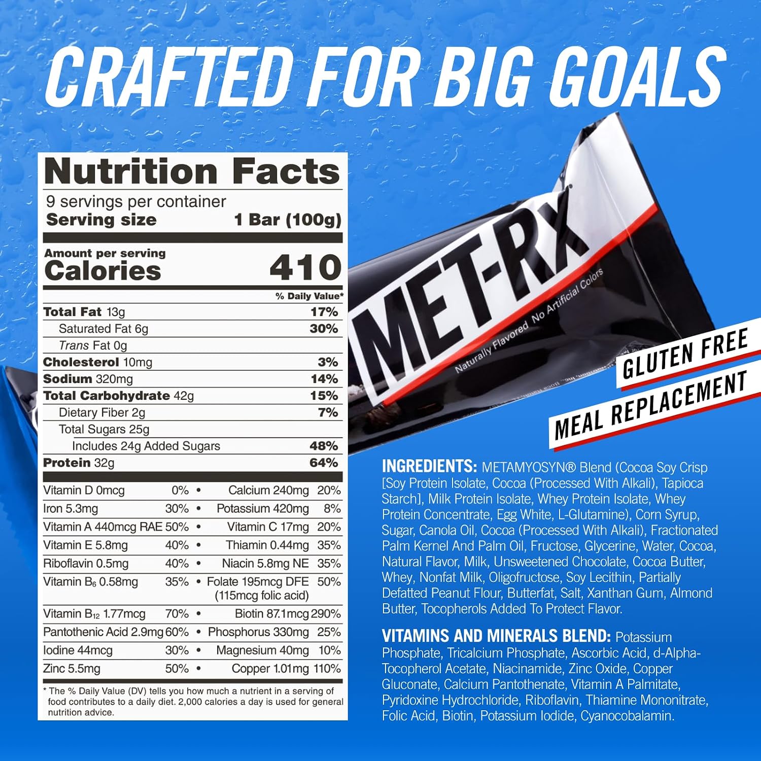 MET-Rx Protein Plus Bar, Great as Healthy Meal Replacement, Snack, and Help Support Energy, Gluten Free, Peanut Butter Cup, With Vitamin A, Vitamin C, and Zinc to Support Immune Health, 85 g,9 Count | Great as Healthy Meal Replacement, Snack, and Help Su…