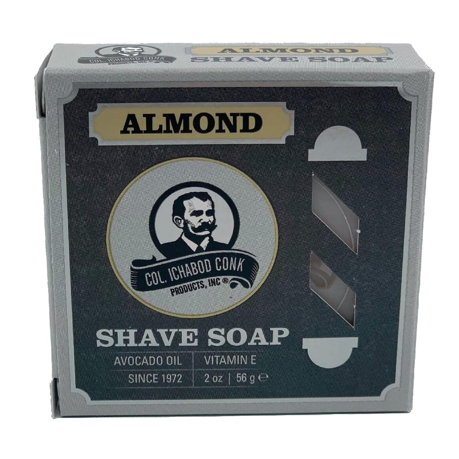 Col. Conk Worlds Famous Shaving Soap, Bay Rum (Net Weight 2.25 Oz)