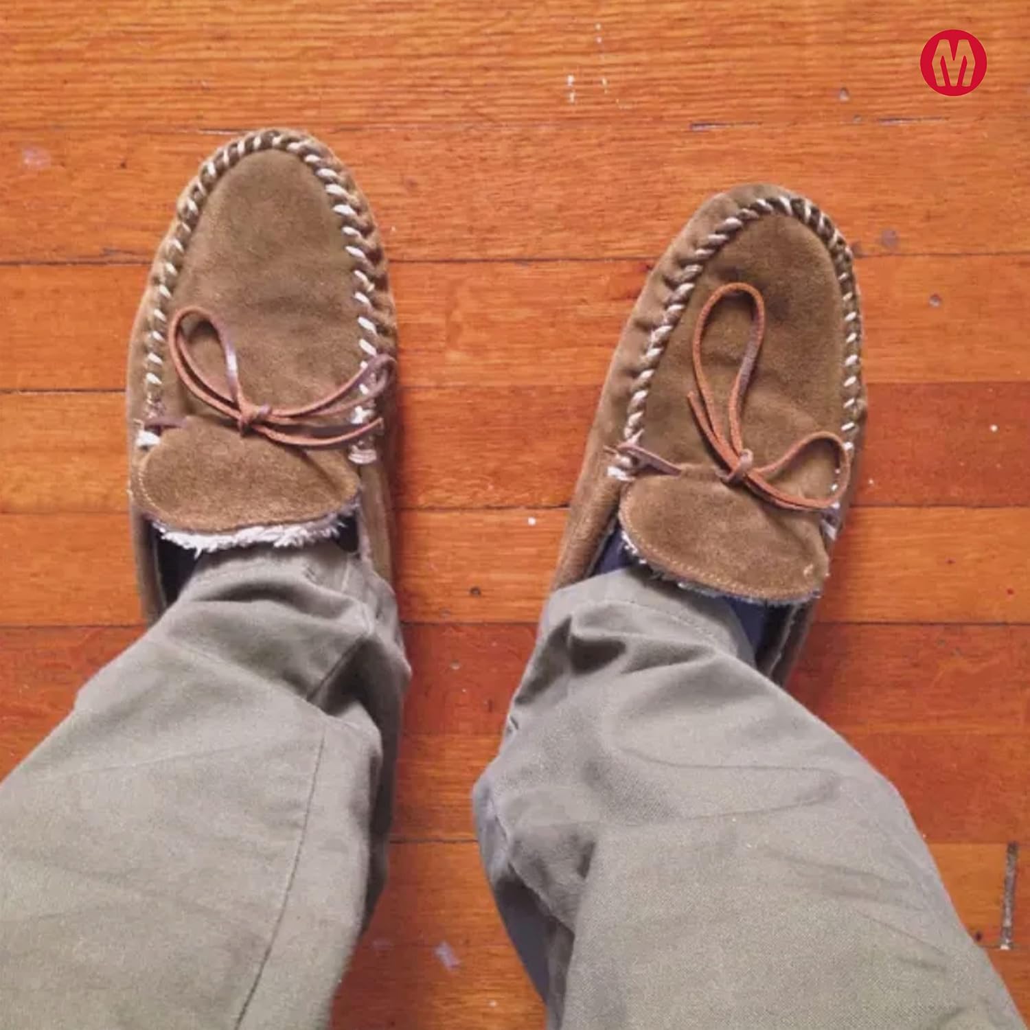 Minnetonka Men's Casey Moccasin Slippers