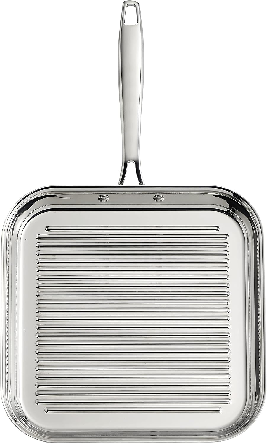Tramontina Signature Tri-Ply Clad Stainless Steel 12-Inch Large Frying Pan | Induction-Ready Skillet, Dishwasher-Safe, NSF-Certified