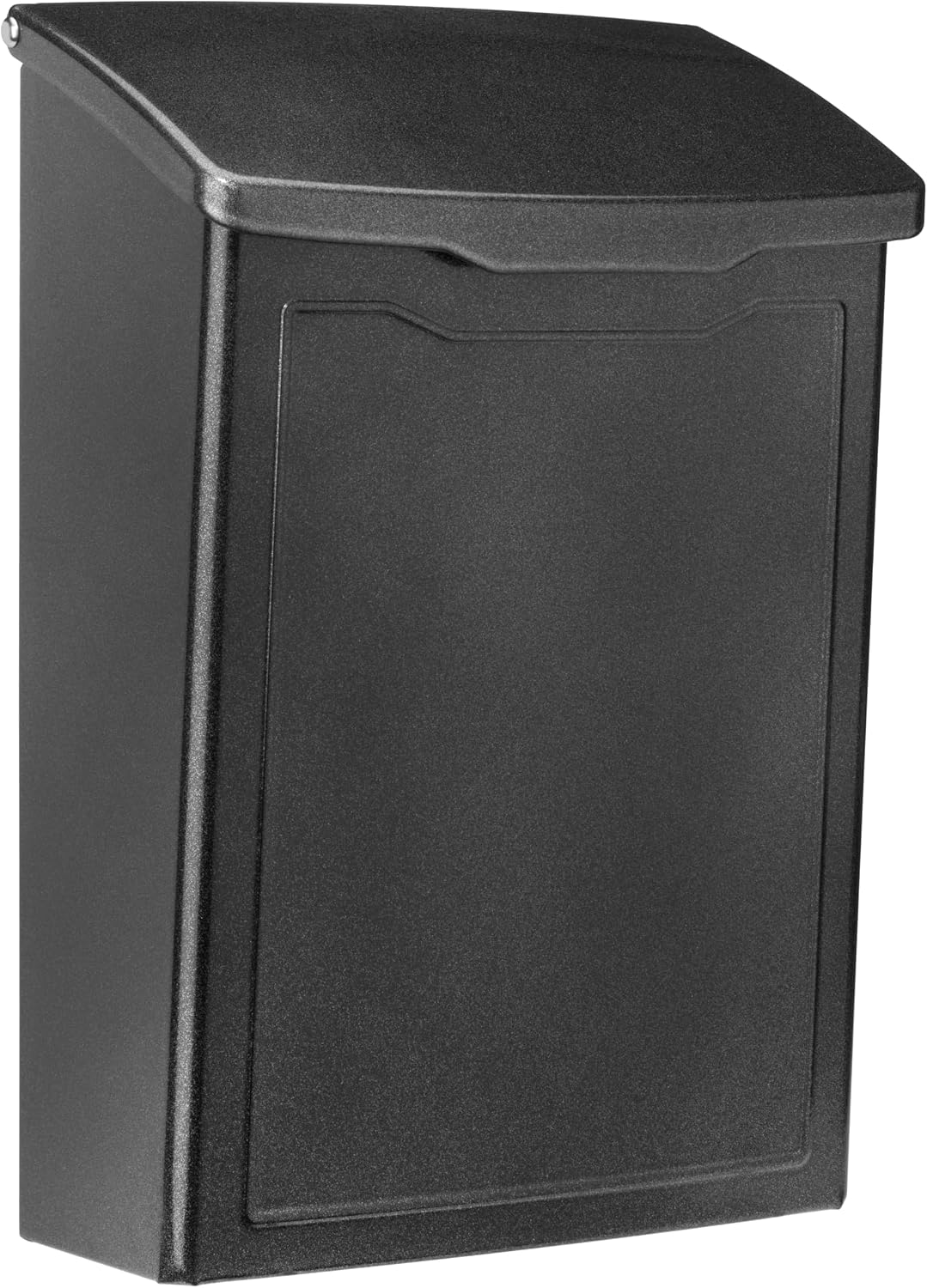 Architectural Mailboxes 2681B Black Marina Wall Mount Mailbox, Small | Galvanized steel build for outside with weather-resistant outdoor construction and a rust-resistant powder-coat finish.