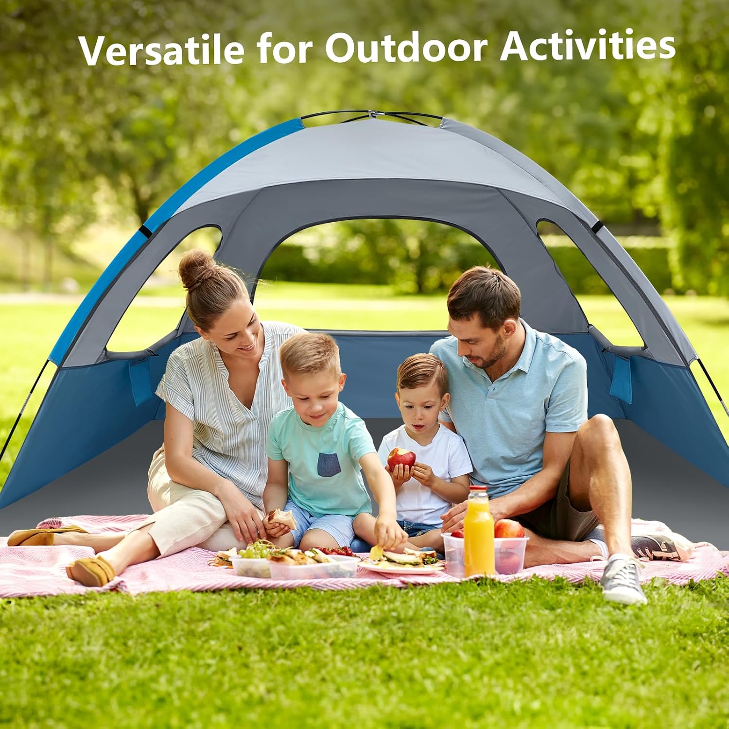 NXONE Beach Tent Sun Shelter, UPF 50+ UV Protection, Easy Setup