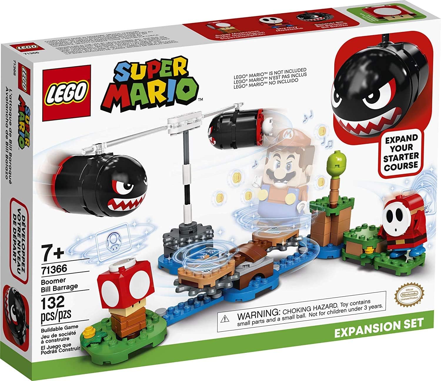 LEGO Super Mario Boomer Bill Barrage Expansion Set 71366 Building Kit