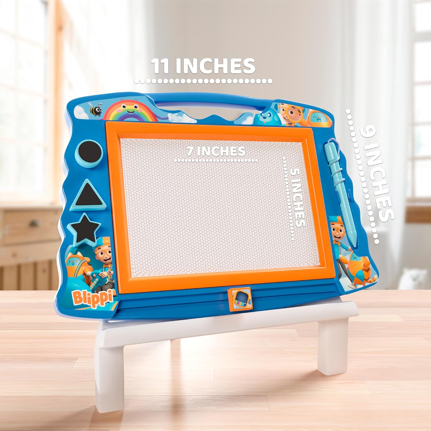 Lollipop PAW Patrol Magnetic Drawing Board with Stylus and 3 Stamps, for Girls or Boys (Pink)…