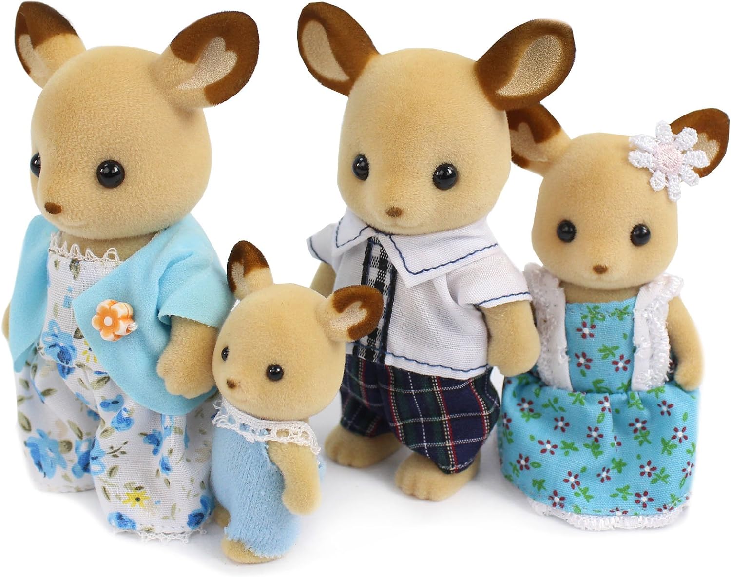 Calico Critters Pickleweeds Hedgehog Family - Set of 4 Collectible Doll Figures for Children Ages 3+