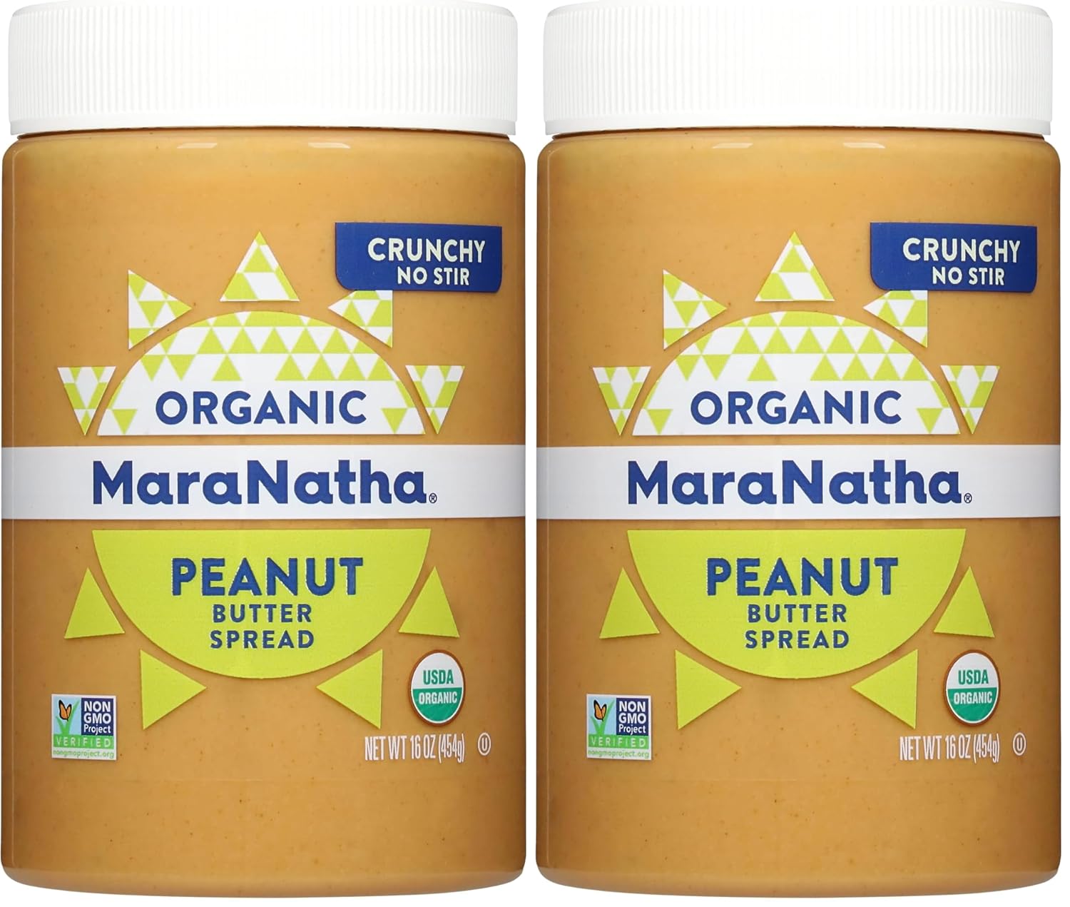 MaraNatha Organic Creamy Peanut Butter Spread, No Stir, 16 Ounce Jar