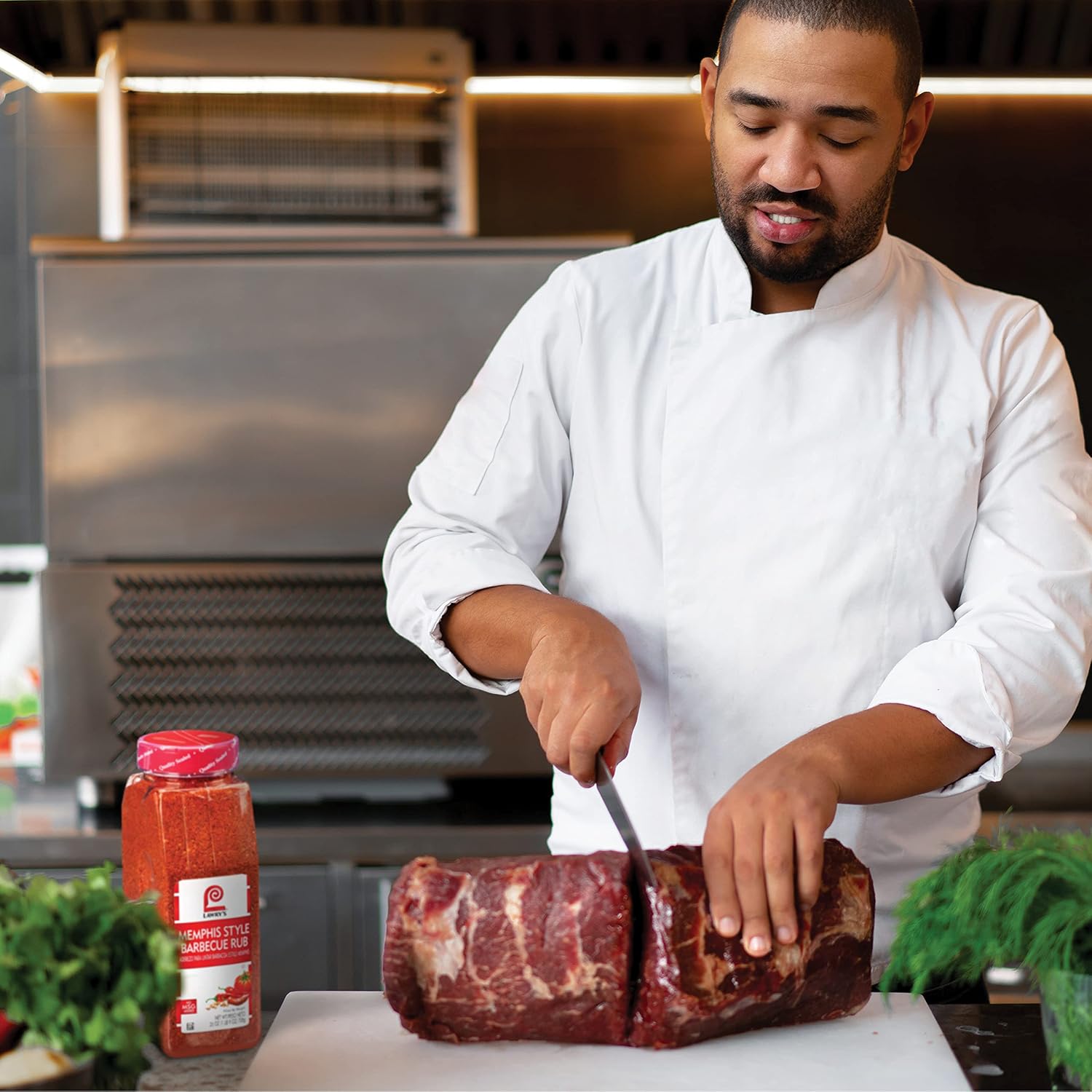 Lawry's Memphis Style Barbecue Rub, 25 oz - One 25 Ounce Container of Memphis Dry Rub, Perfect for BBQ Rub Wings, Ribs, Brisket and More