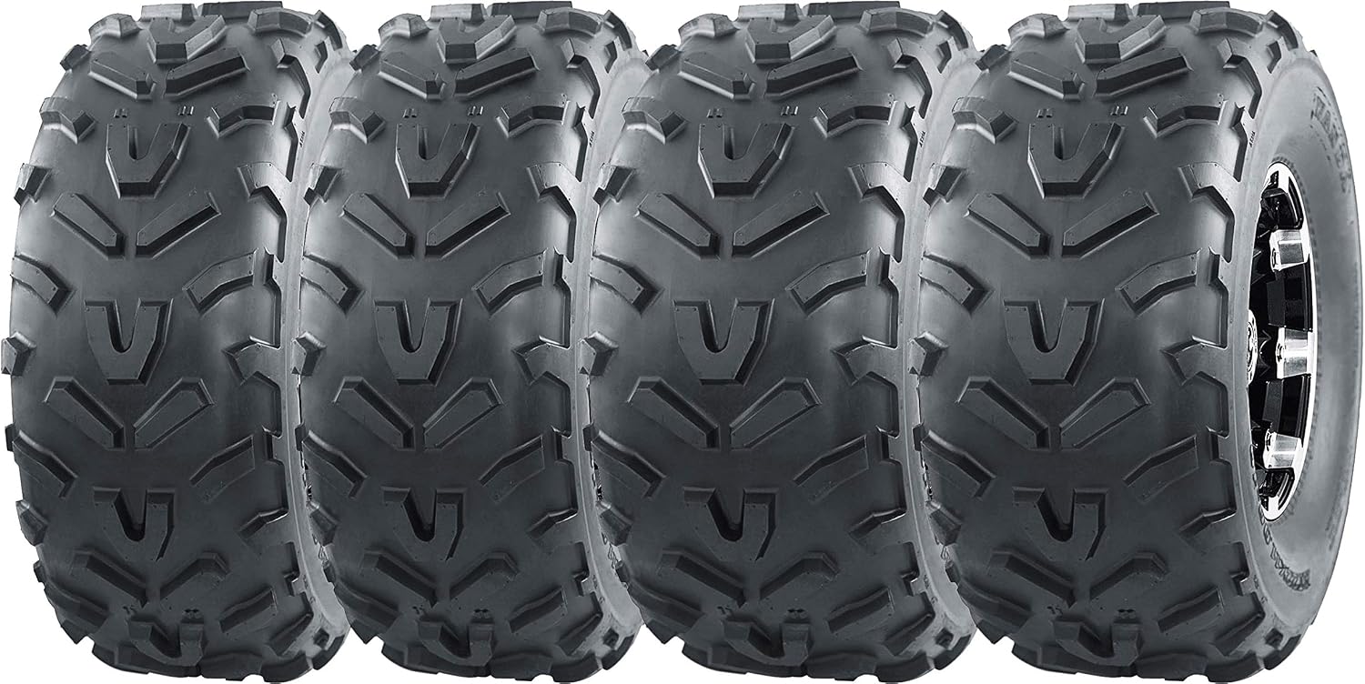 WANDA ATV tires 22x9-10 & 22x11-10 compatible to 97-04 Kawasaki Mule 550 | Complete set 4 tires Replacement