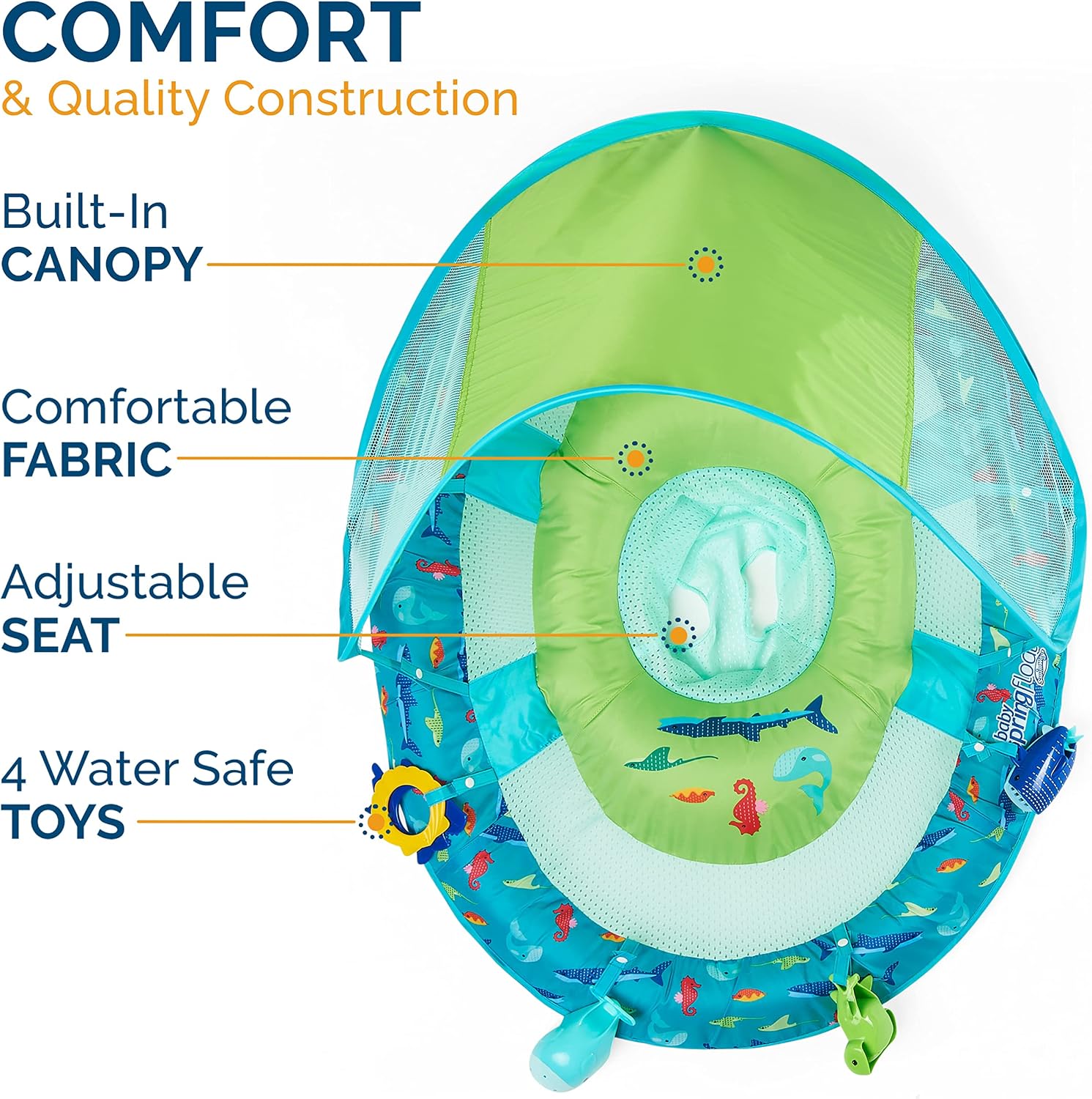 SwimWays Baby Spring Float Splash N Play
