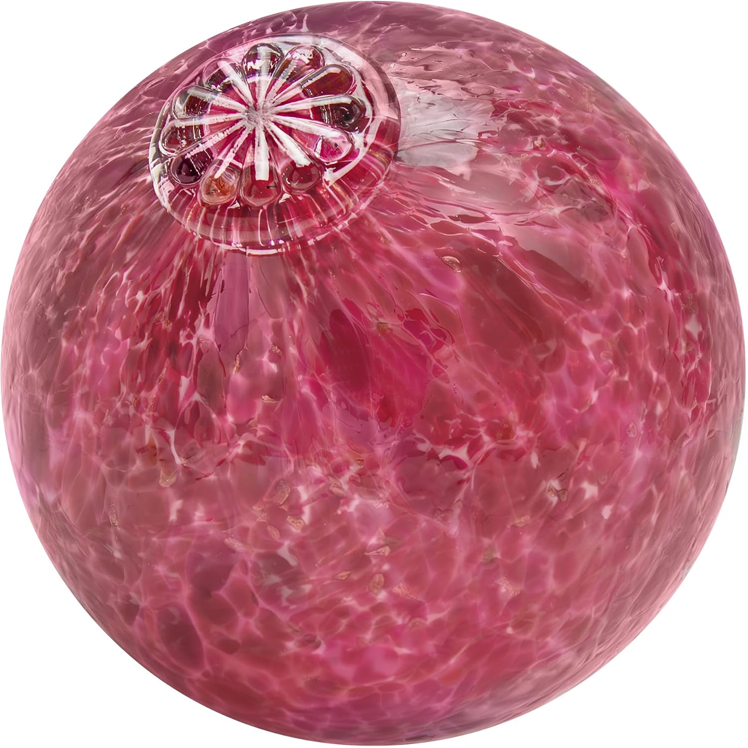 Totally Blown Glassworks Pond Float. Handmade Blown Glass, Garden Gazing Ball, Table Centerpiece