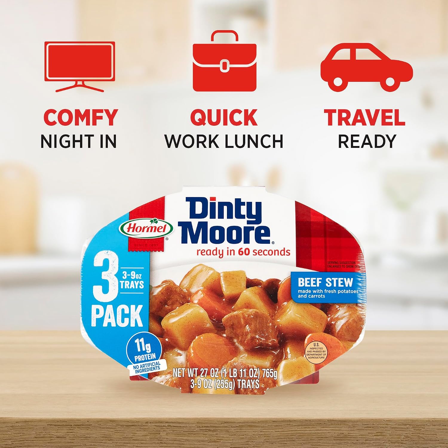 Compleats Dinty Moore Beef Stew, 9 Ounce (Pack of 3)