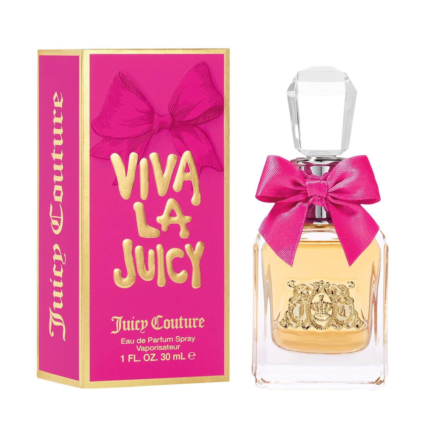 Juicy Couture Viva La Juicy Eau De Parfum, Women's Perfume with Notes of Mandarin, Gardenia & Caramel, Floral & Sweet Perfume for Women, EDP Spray