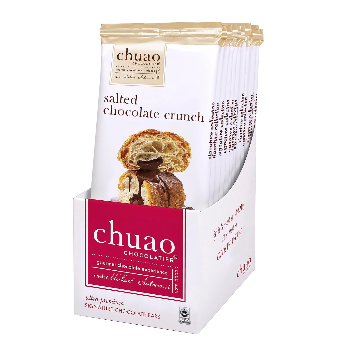 Chuao Chocolatier Ravishing Rocky Road Milk Chocolate Bars | Gourmet Almond Vegan Marshmallows Artisan No Preservatives | 10 Pack (2.8 oz each)