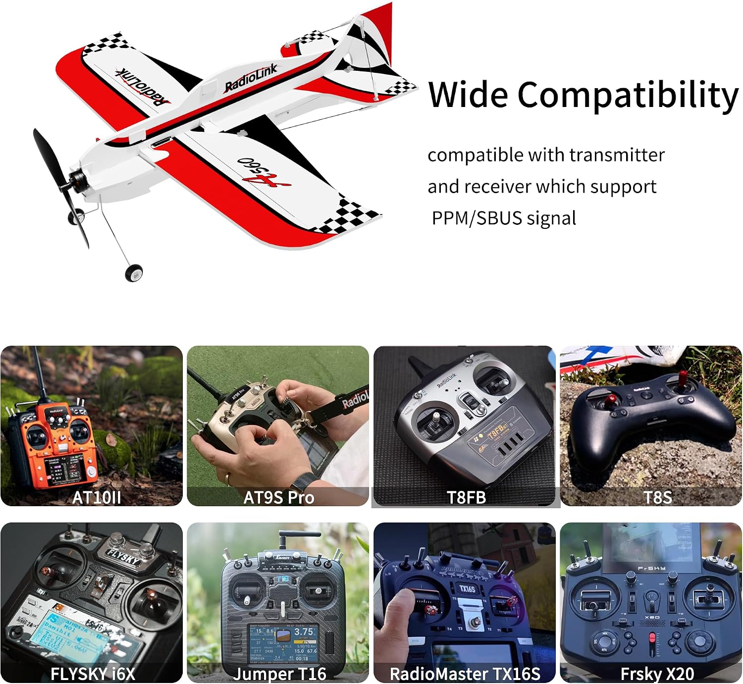 Radiolink A560 Ready to Fly (RTF) 3D Byme-A Gyro 6 Flight Modes RC Airplane