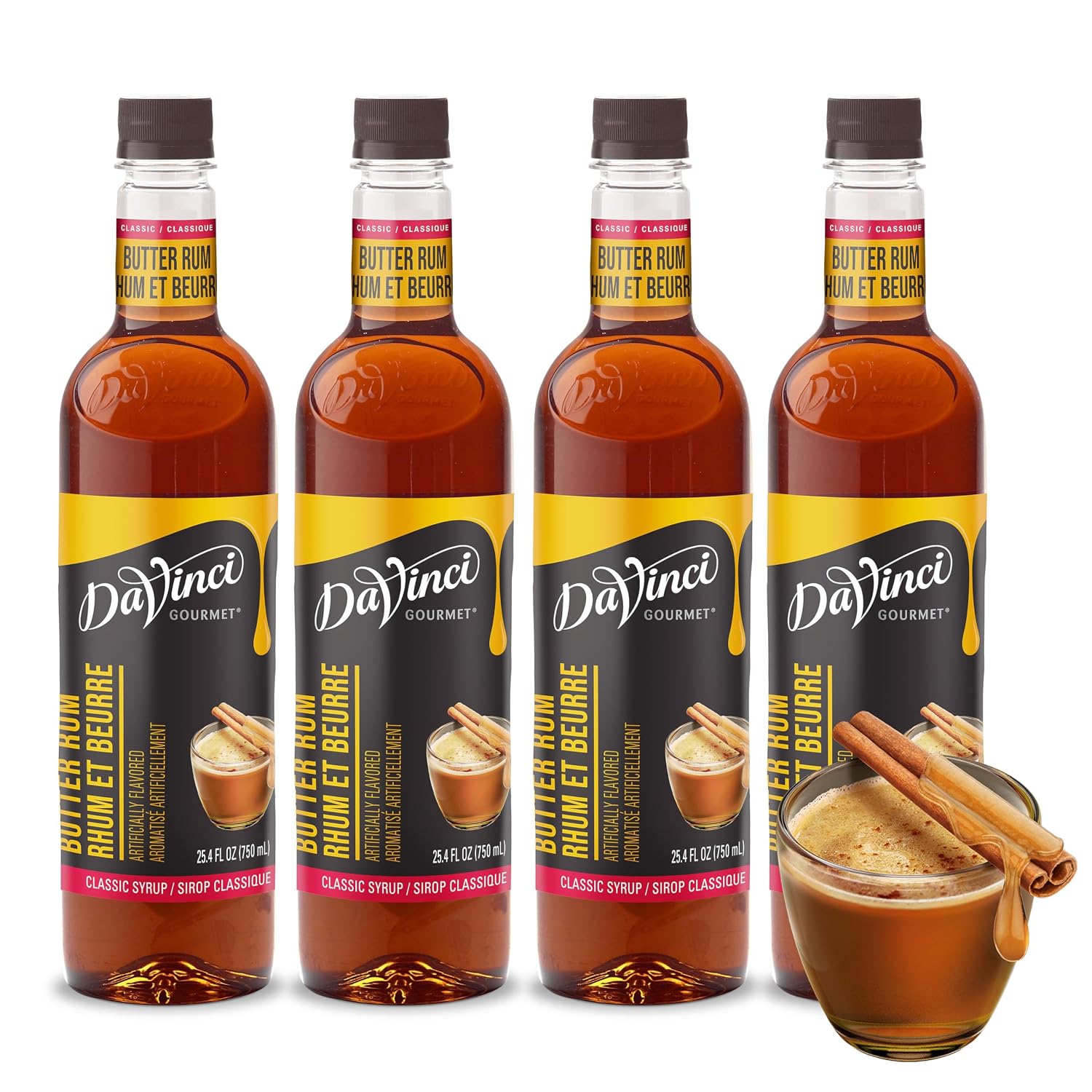 DaVinci Gourmet Classic Strawberry Syrup, 25.4 Fluid Ounces, Kosher, 1 Count
