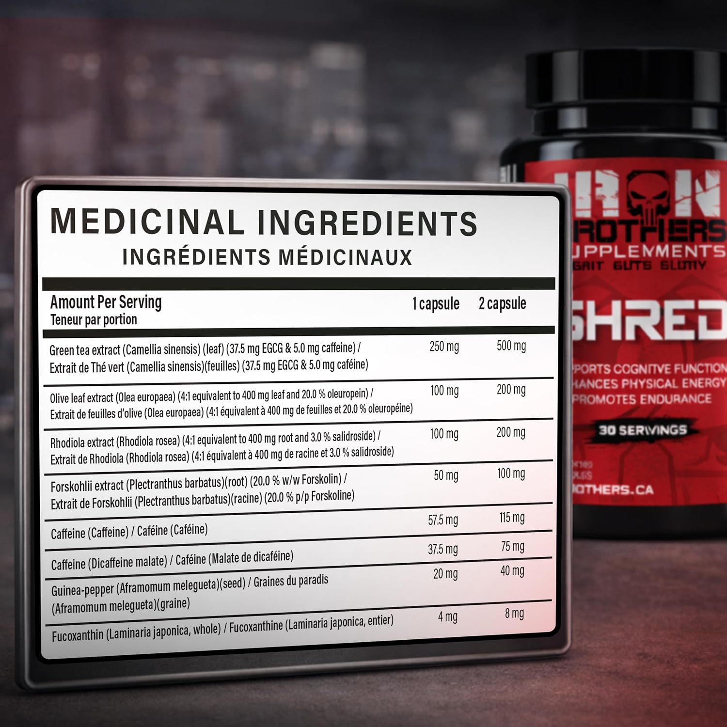 Iron Brothers Thermogenic Fat Burner – Metabolism & Appetite Support – Grains of Paradise