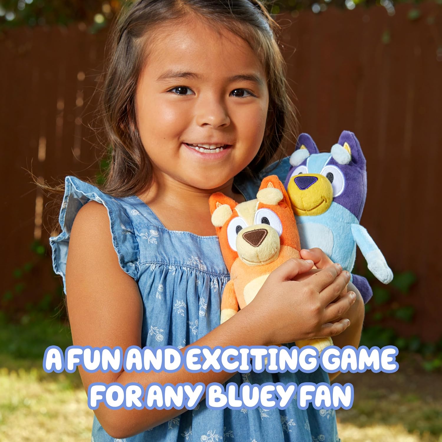 Moose Bingo’s Bingo Bluey Card Game, Kids Image Matching Card Game with 40 Cards, 48 Chips and 12 Scoring Chips
