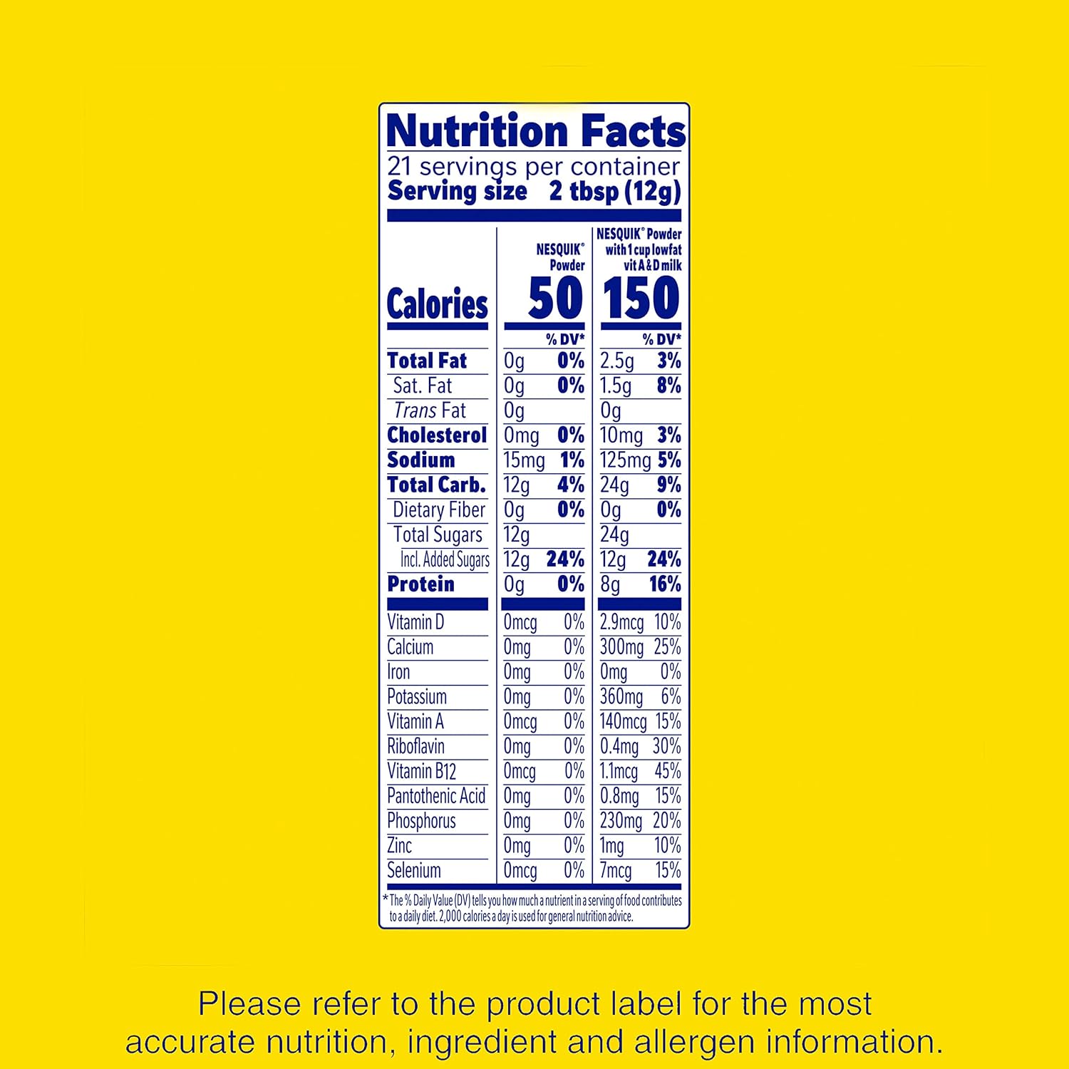 Nesquik Chocolate Powder Drink Mix 10 oz