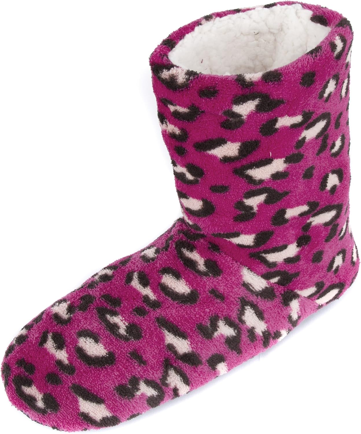Leisureland Women's Fleece Lined Bootie Slippers