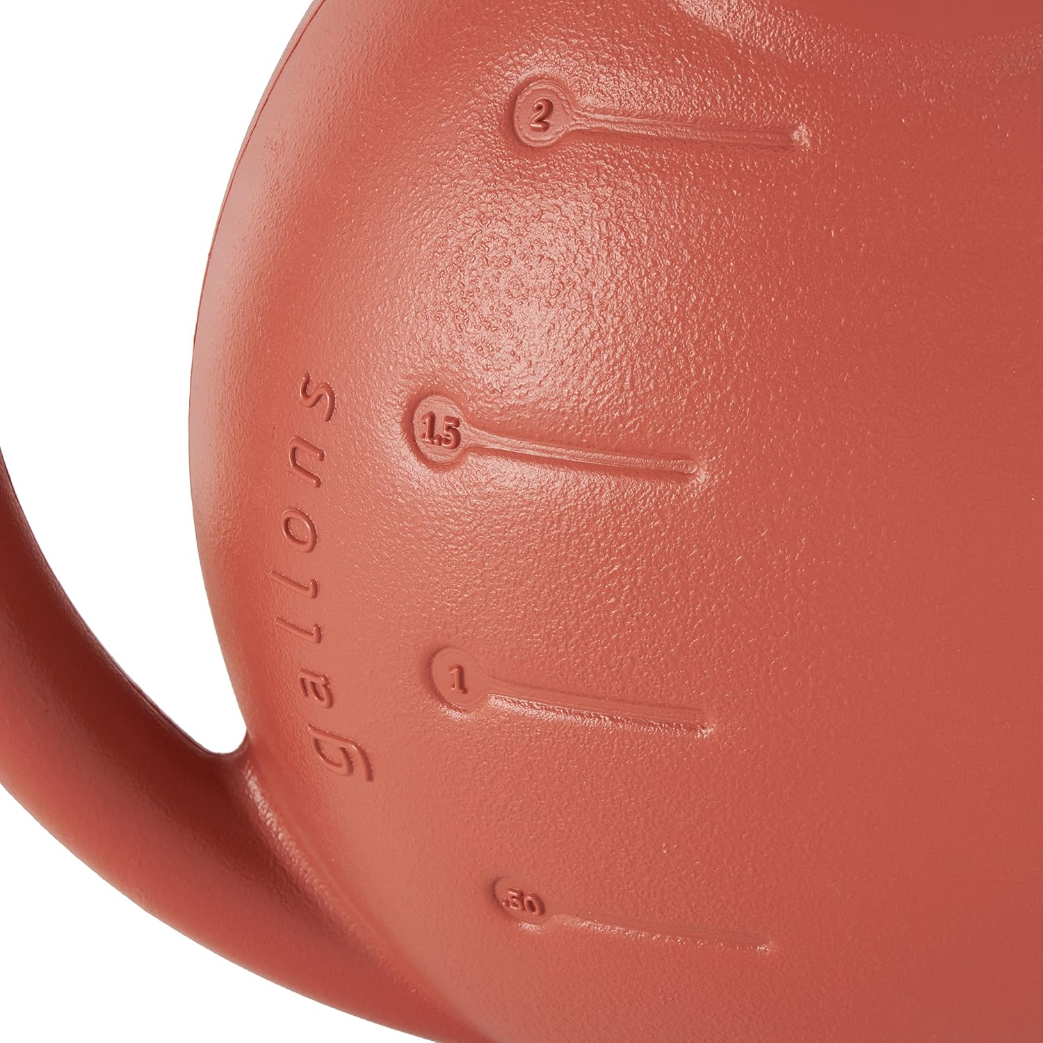 2-Gallon Premium Plastic Rosette Watering Can - The HC Companies 11"x21"x13.75" in Evergreen Color