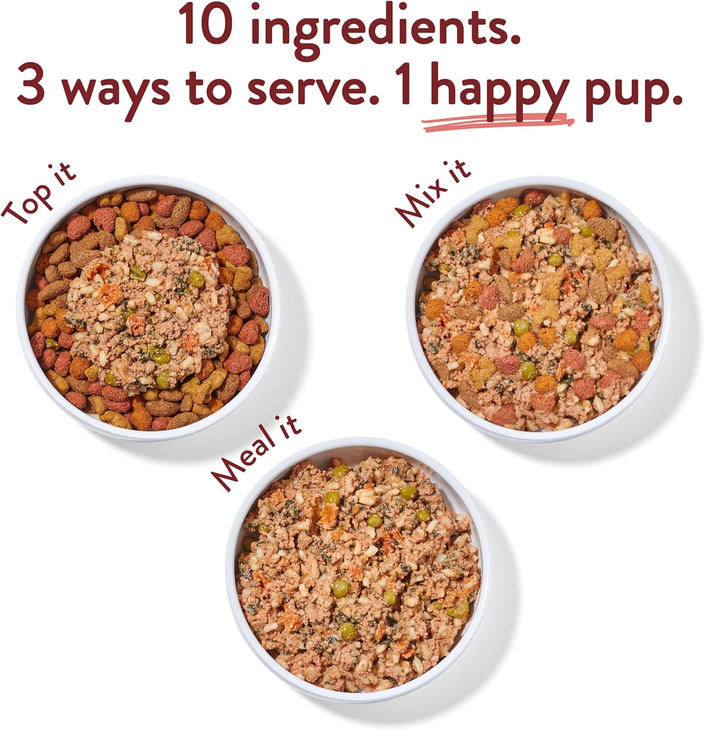 Portland Pet Food Company Fresh, Human Grade Dog Food Topper & Meal 5 Pack