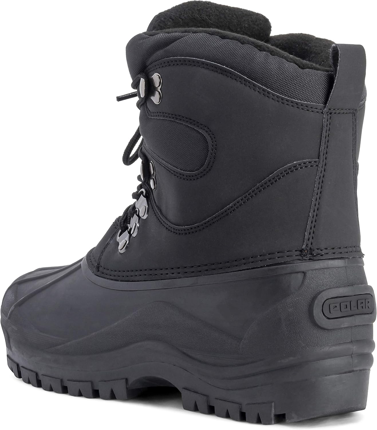 POLAR Mens Snow Waterproof Duck Hiking Bean Hiker Walking Short Ankle Boots