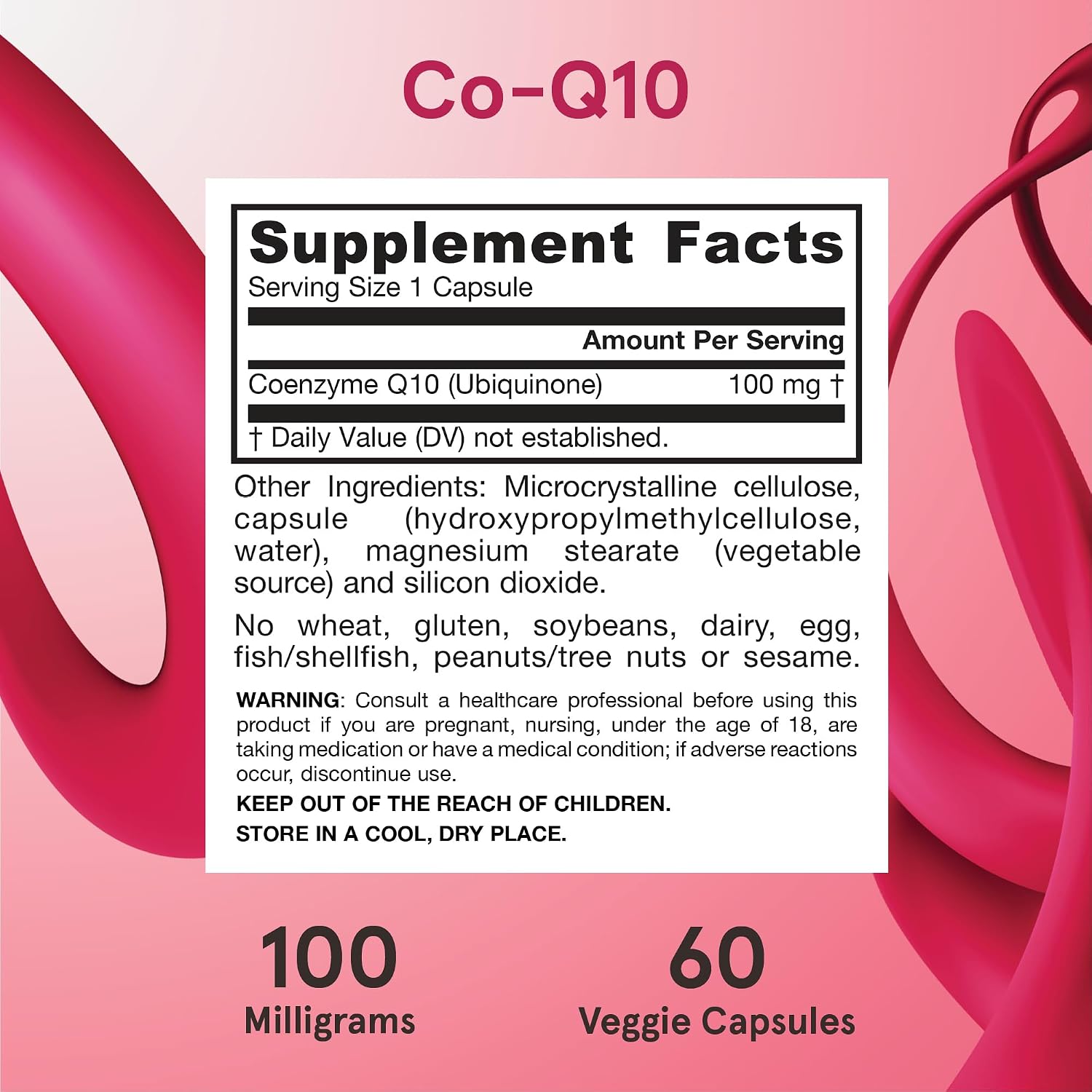 Jarrow Formulas Co-Q10 100 mg - Antioxidant Support for Mitochondrial Health
