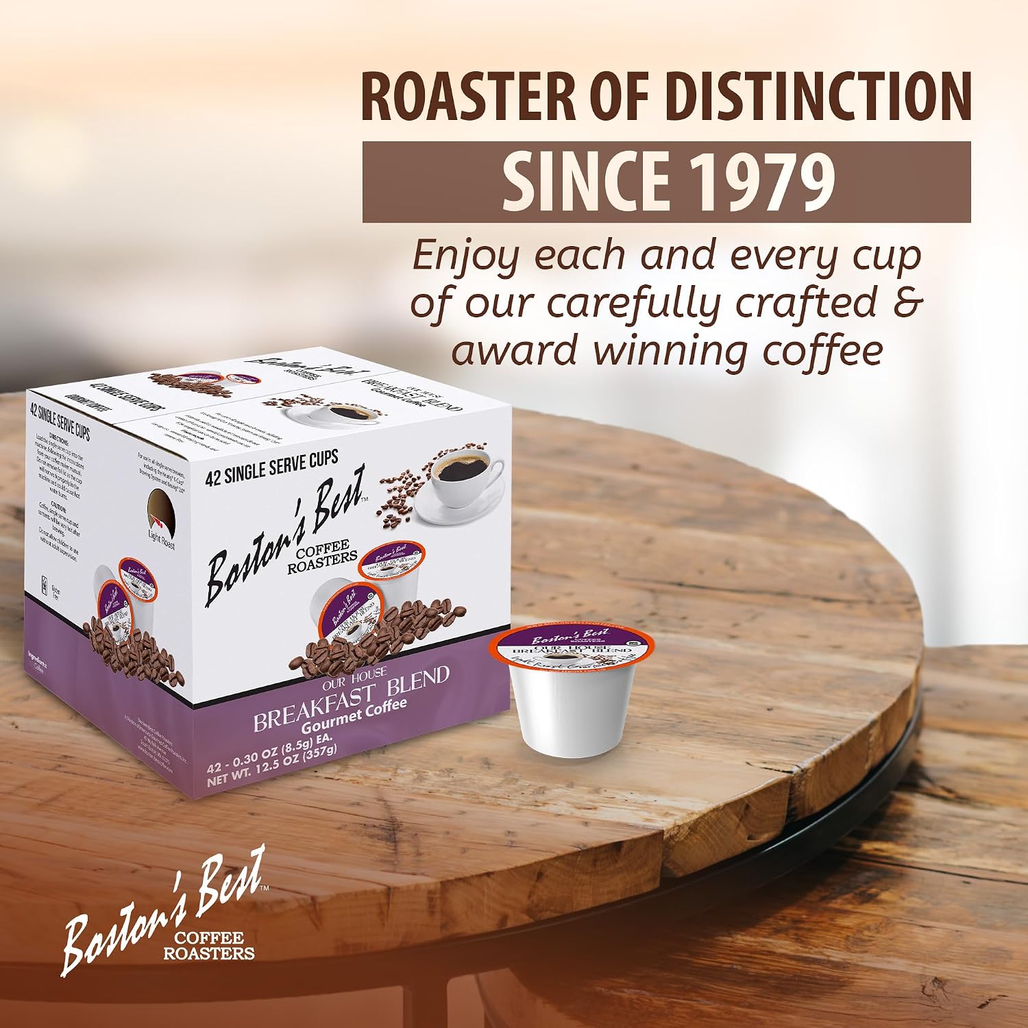 Boston’s Best - Aloha Coconut Flavored Delicious Gourmet Coffee Compatible with Keurig Coffee Maker, 1 Count (42 Single Serve Cups)