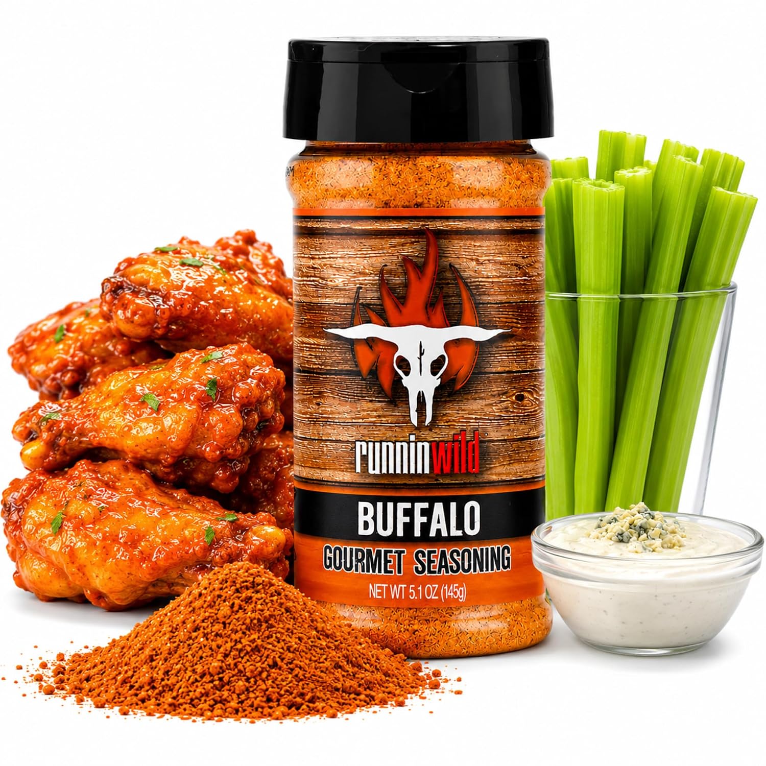 Gourmet Honey BBQ Rub & Seasoning – Delicious Sweet & Smoky Flavor for Pork, Chicken, Ribs & Salmon | Premium BBQ Dry Rub | Runnin’ Wild Foods