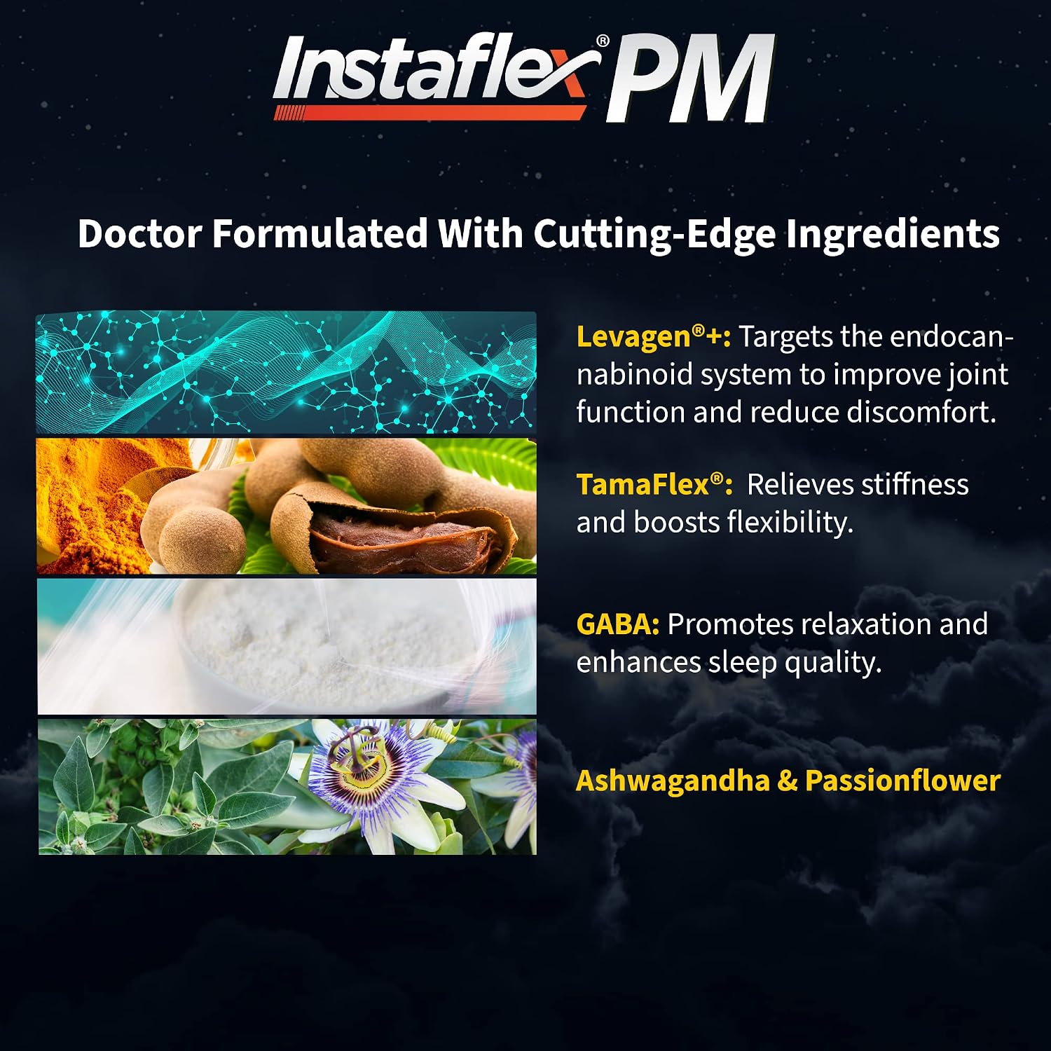 Instaflex PM Nighttime Joint Supplement, Mobility and Sleep Support, 60ct