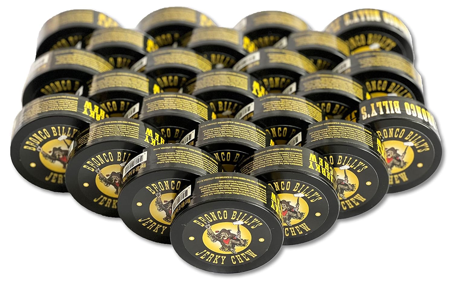 Bronco Billy's Beef Jerky Premium Shredded Beef Jerky Chew, 24 Count