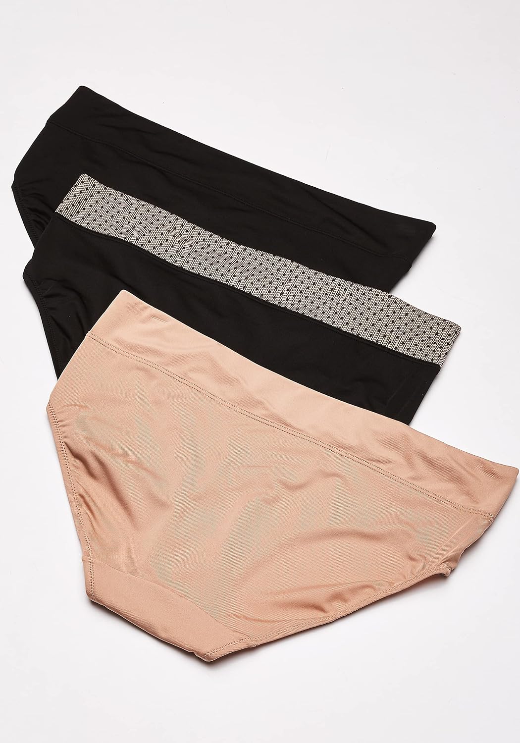 Warner's womens Blissful Benefits No Muffin Top 3 Pack Hipster Panties