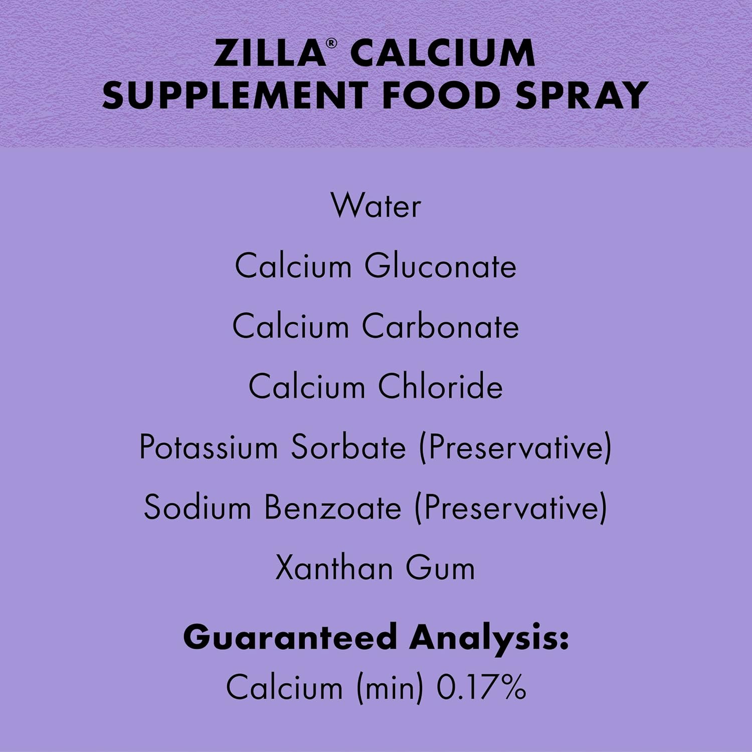 Zilla Calcium Supplement Spray 8 oz.
