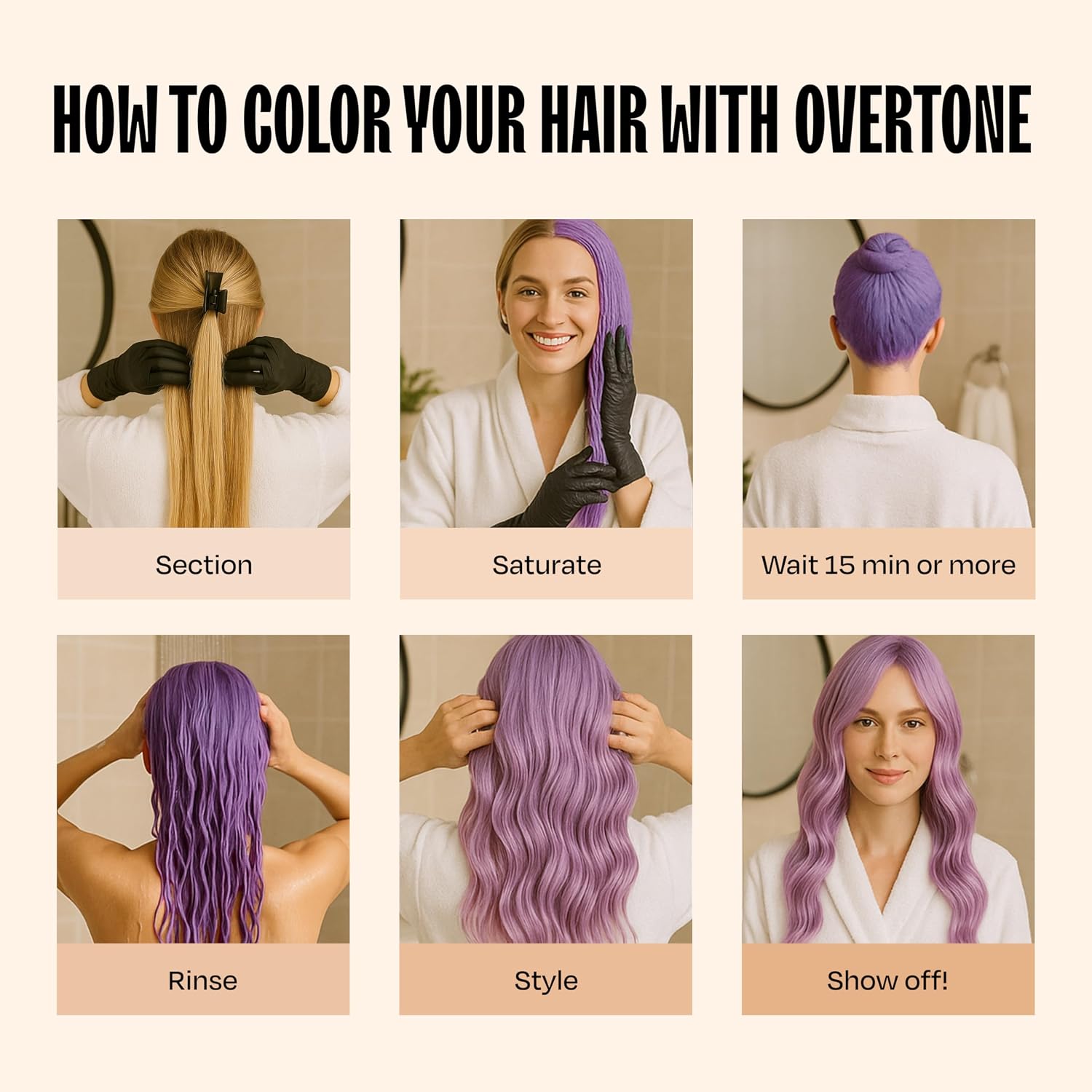 oVertone® Color Depositing Treatment Hair Mask, Desert Rose, 8 oz