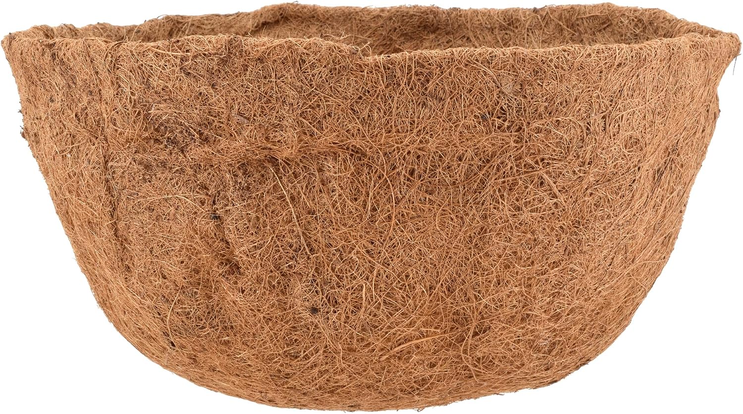 Arcadia Garden Products Extra Durable CB52 18-inch Coco Liner for Half Round Circle Wall Mounted Planters
