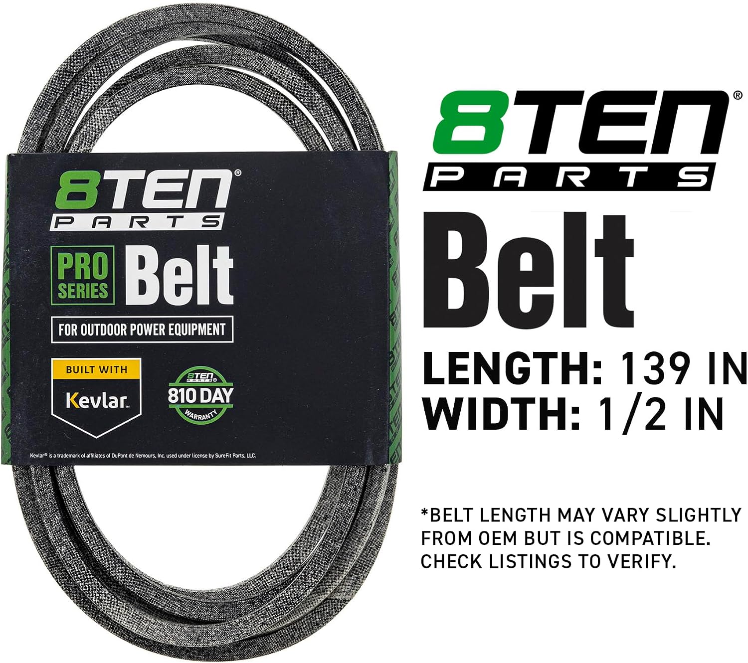 8TEN Blade Spindle Belt Idler Kit for John Deere GX20250 48 Inch Deck