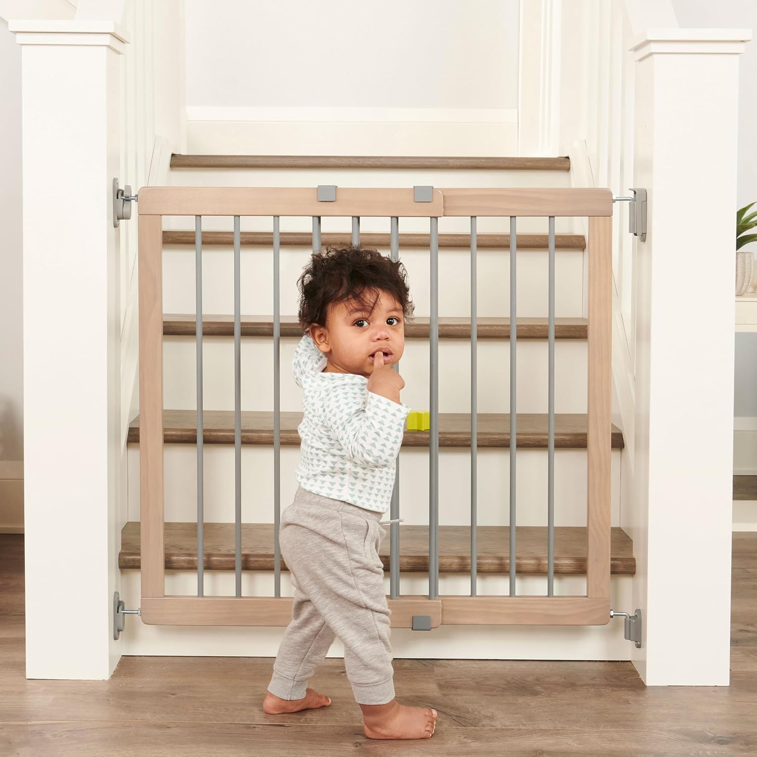 Regalo Safety 36" Extra Tall Baby Gate for Top of Stairs & Dooways