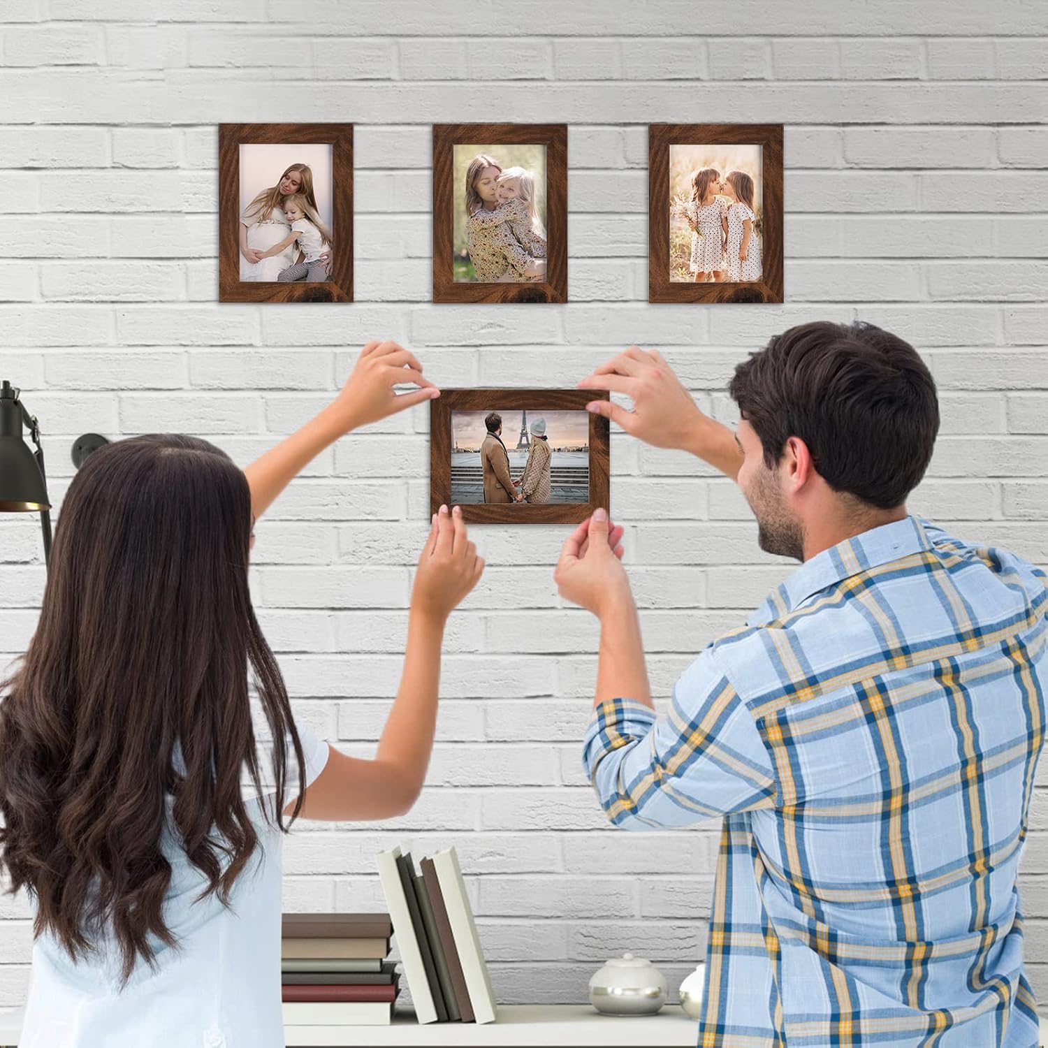 Giftgarden Black 8x10 Picture Frame Bulk, Multi 8 x 10 Photo Frames Set for Wall Hanging or Tabletop, 12 Pack
