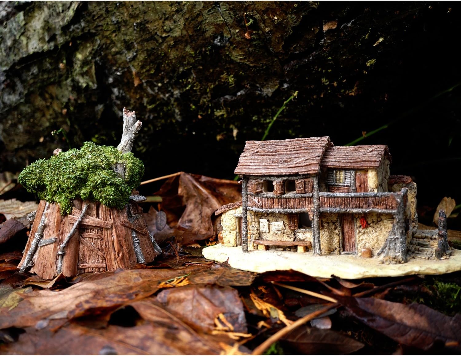 Top Collection Miniature Fairy Garden and Terrarium Statue, Mini Dragon, Green