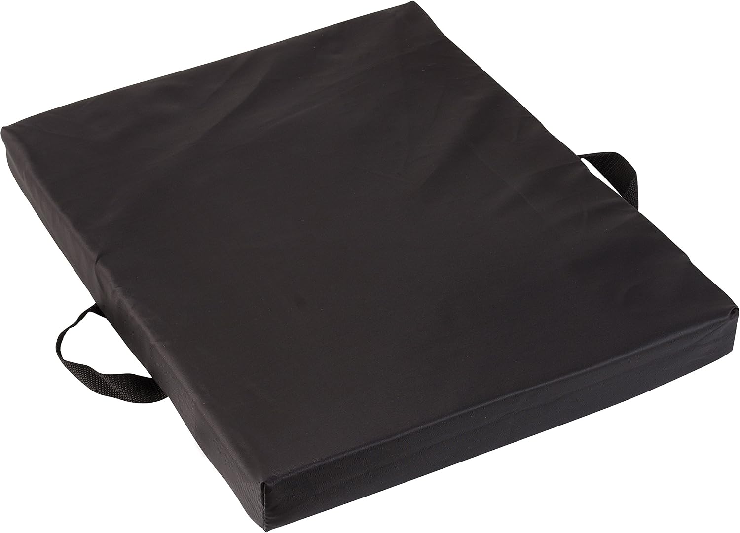 DMI Comfort Seat Cushion for Soft and Firm Support on Wheelchairs, Office Chairs, Dining Chairs and Stadium Seats, Standard Foam, 16 x 16 x 4, Black