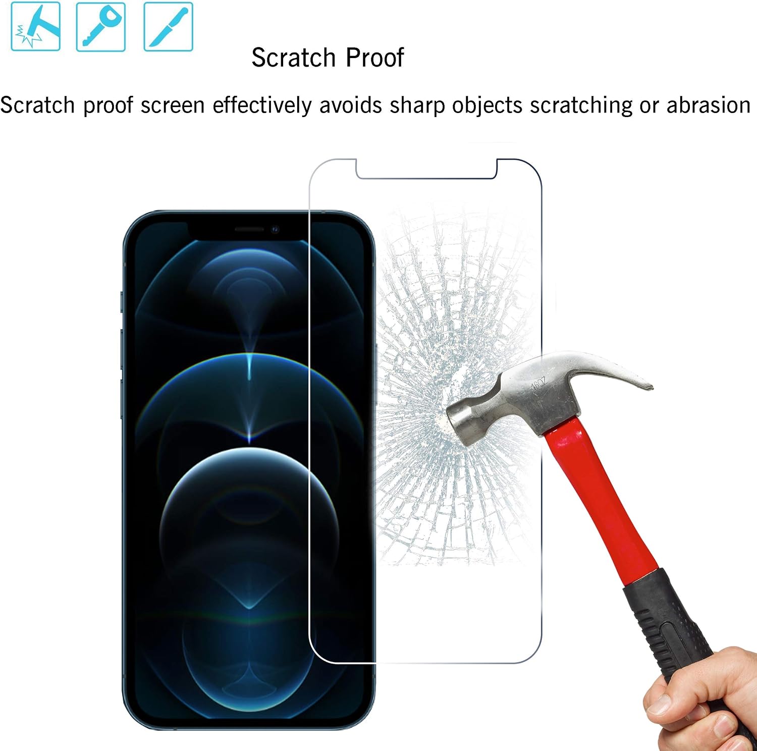 Ailun 3 Pack Screen Protector for iPhone 12 Mini 2020
