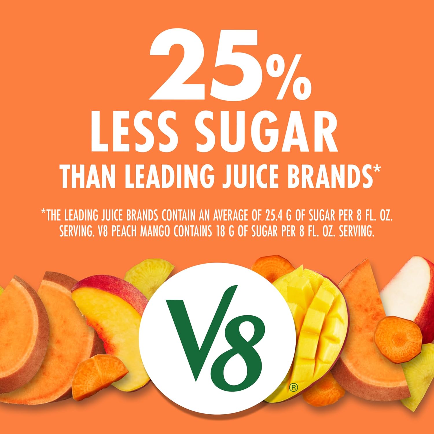 V8 Blends 100% Juice Pomegranate Blueberry Juice, Fruit and Vegetable Juice Blend, 46 Fl Oz Bottle