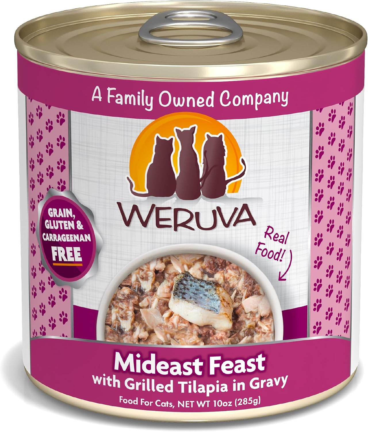 Weruva Classic Cat Food, Paw Lickin’ Chicken with Chicken Breast in Gravy, 3oz Can (Pack of 24)