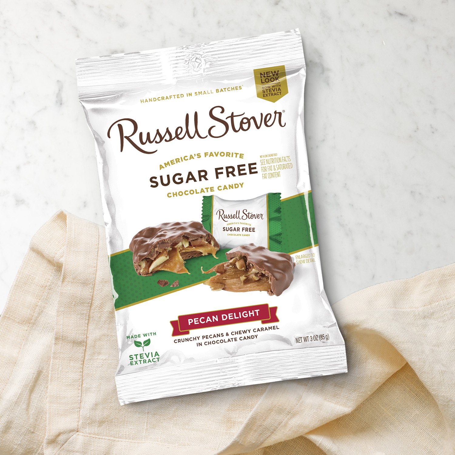 Russell Stover Sugar Free Dark Chocolate Medallions, 3 oz. Bag (270215)