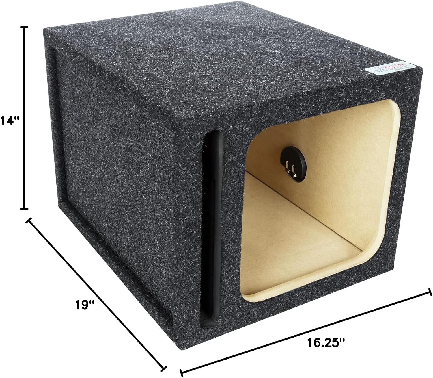 Atrend Bbox Single Vented 15 Inch Subwoofer Enclosure Engineered for Kicker Solo-Baric Model L5 & L7 Subwoofers - Car Subwoofer Boxes & Enclosures & Subwoofer Box Improves Audio Quality, Sound & Bass