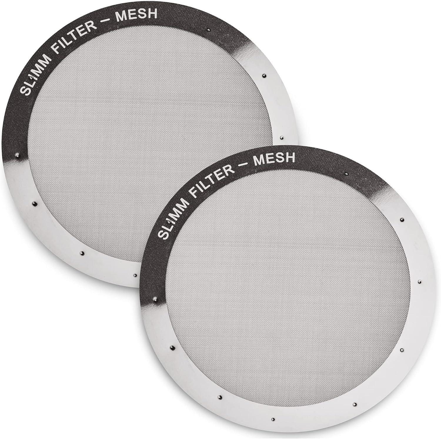 Stainless Steel Filter for AeroPress, 3 Reusable Metal Discs | Mesh, fine and ultra-fine discs. Tune body and clarity per brew. No paper waste. Reusable for years.