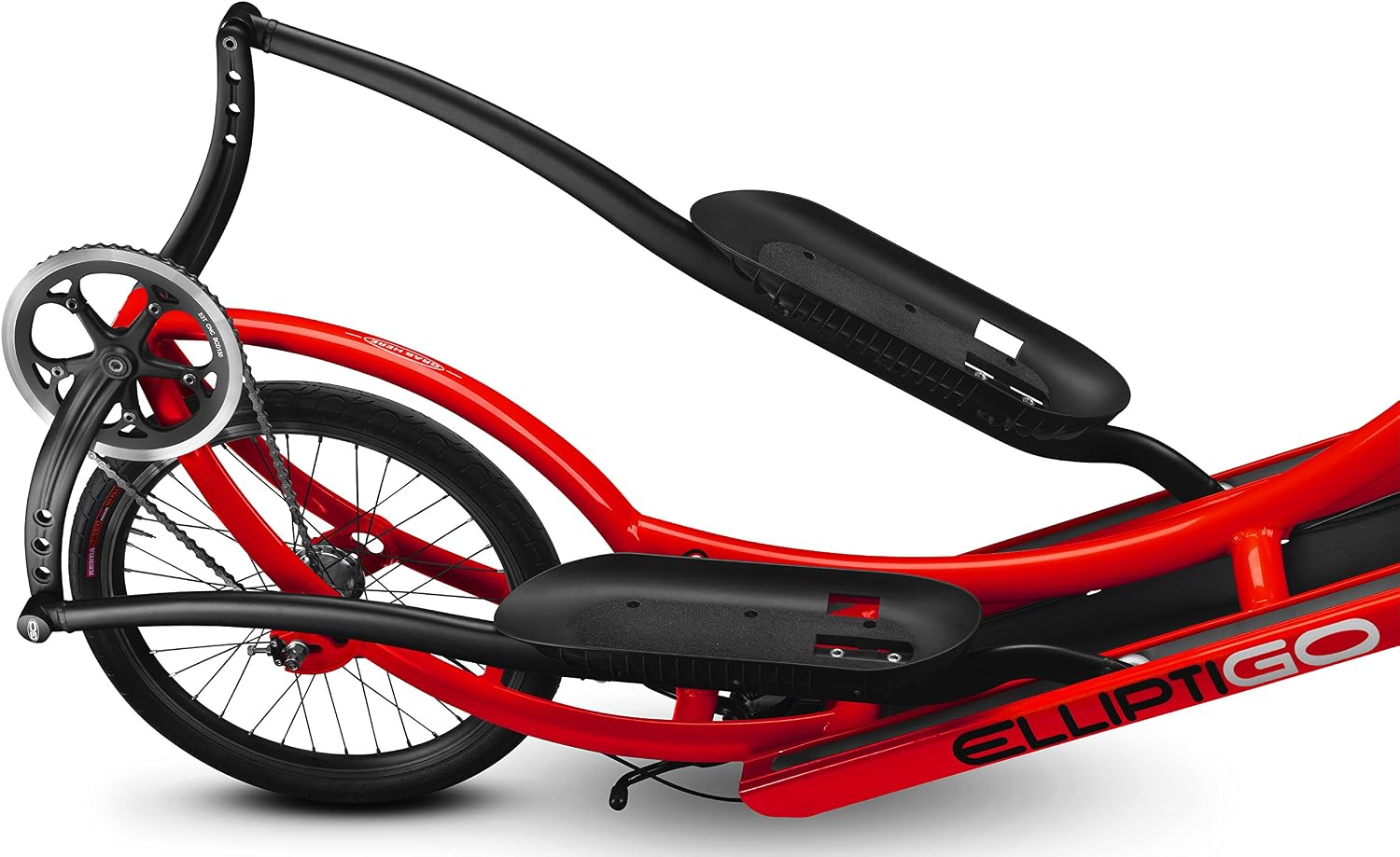 8C Long Stride Outdoor Elliptical Bike - Converts to Indoor Bike | Hybrid Outdoor and Indoor Cardio Trainer Exercise Bikes for Home, Elliptical Bicycle